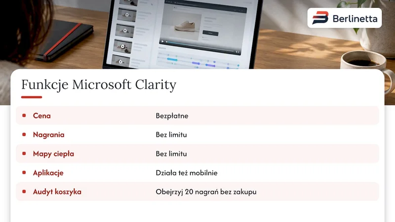 3. Microsoft Clarity: darmowe nagrania sesji bez limitów